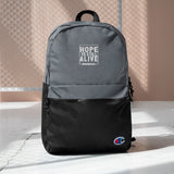 The Hope Is Still Alive Embroidered Champion Backpack