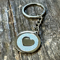 LIVE THE LOVE - Heart Logo Keychain