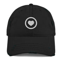 The Live the Love Logo Distressed Dad Hat