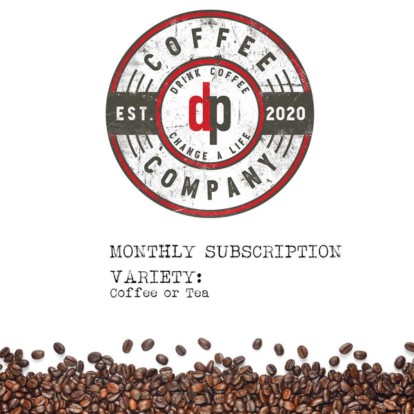 dp coffee company - Monthly Coffee or Tea Subscription