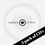 Live the Love CD 3-Pack NEW RELEASE BUNDLE