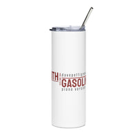 Faith and Gasoline Piano Version Stainless steel tumbler