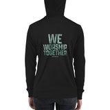 The We Worship Together Unisex Lightweight zip hoodie
