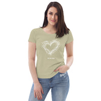 The Be the Love Women's fitted eco tee