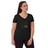 The Women’s Fear Not recycled v-neck t-shirt