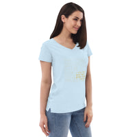 The Women’s Fear Not recycled v-neck t-shirt