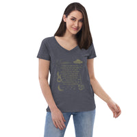 The Women’s Abandon recycled v-neck t-shirt