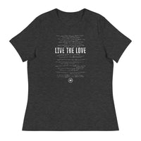 The Live the Love Lyric Women's Relaxed T-Shirt