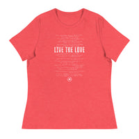 The Live the Love Lyric Women's Relaxed T-Shirt