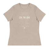 The Live the Love Lyric Women's Relaxed T-Shirt