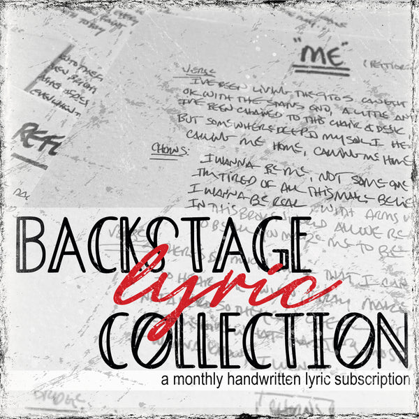 Backstage LYRIC Collection - MONTHLY SUBSCRIPTION