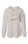 Women's Pullover Be the Love V Neck Hoodie