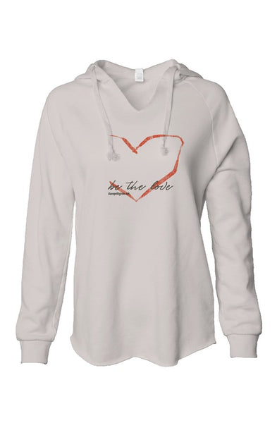 Women's Pullover Be the Love V Neck Hoodie