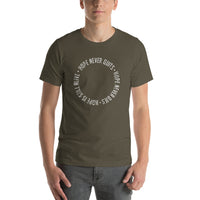 Hope Never Quits - Short-Sleeve Unisex T-Shirt